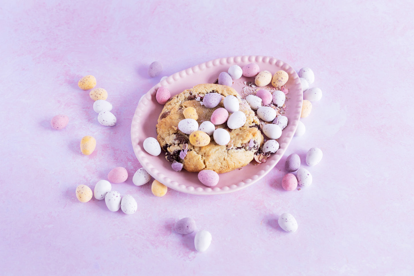 6 Giant Mini Egg NYC Cookies 🍪🥚