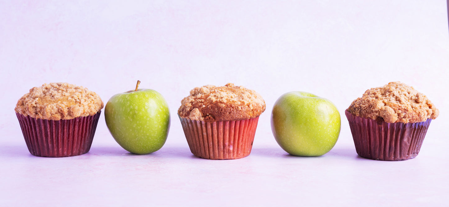 Apple Fritter Muffins 🍎🧁