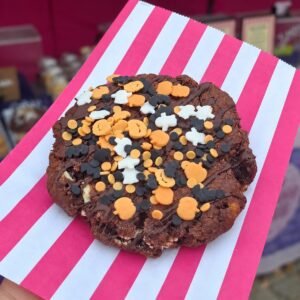 Spooky Triple Chocolate Cookie